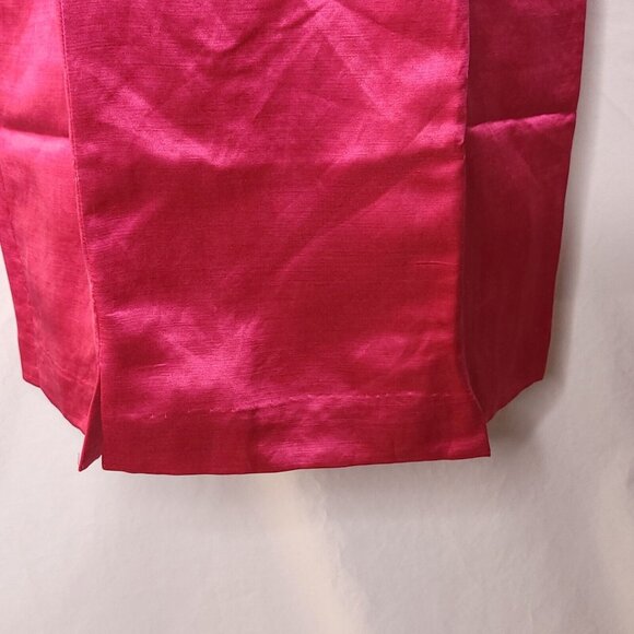 Adrianna Papell Safe Silk Pink Sleeveless Sheath Dress 14 Cocktail Formal Wear - Picture 4 of 7